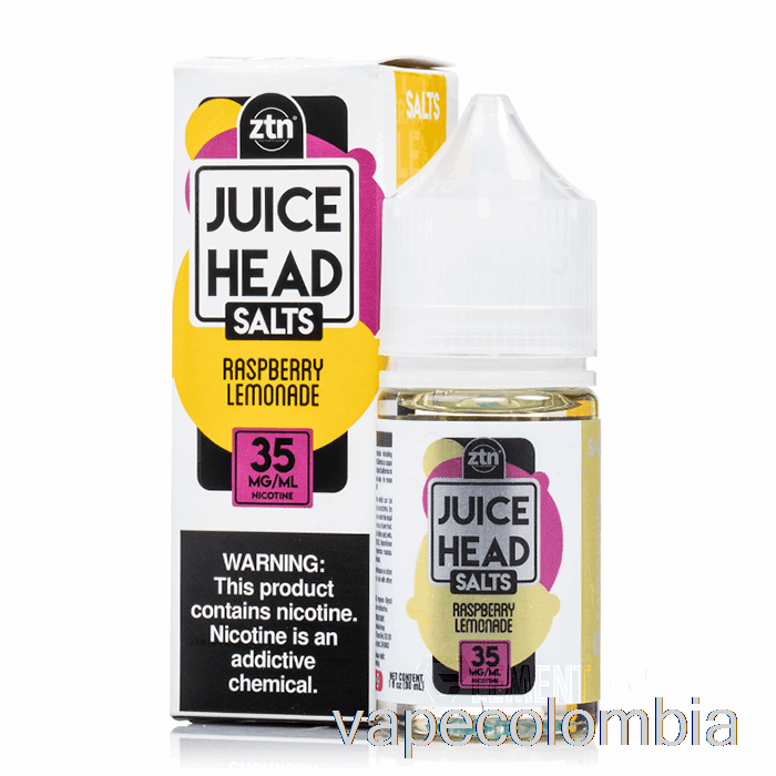 Limonada Desechable De Frambuesa Vape - Sales De Cabeza De Jugo - 30ml 35mg